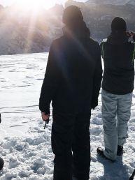 Ein tolles Onlocation Shooting auf einem Gletscher in der Schweiz