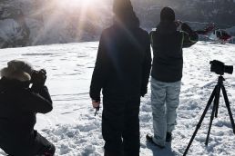 Ein tolles Onlocation Shooting auf einem Gletscher in der Schweiz